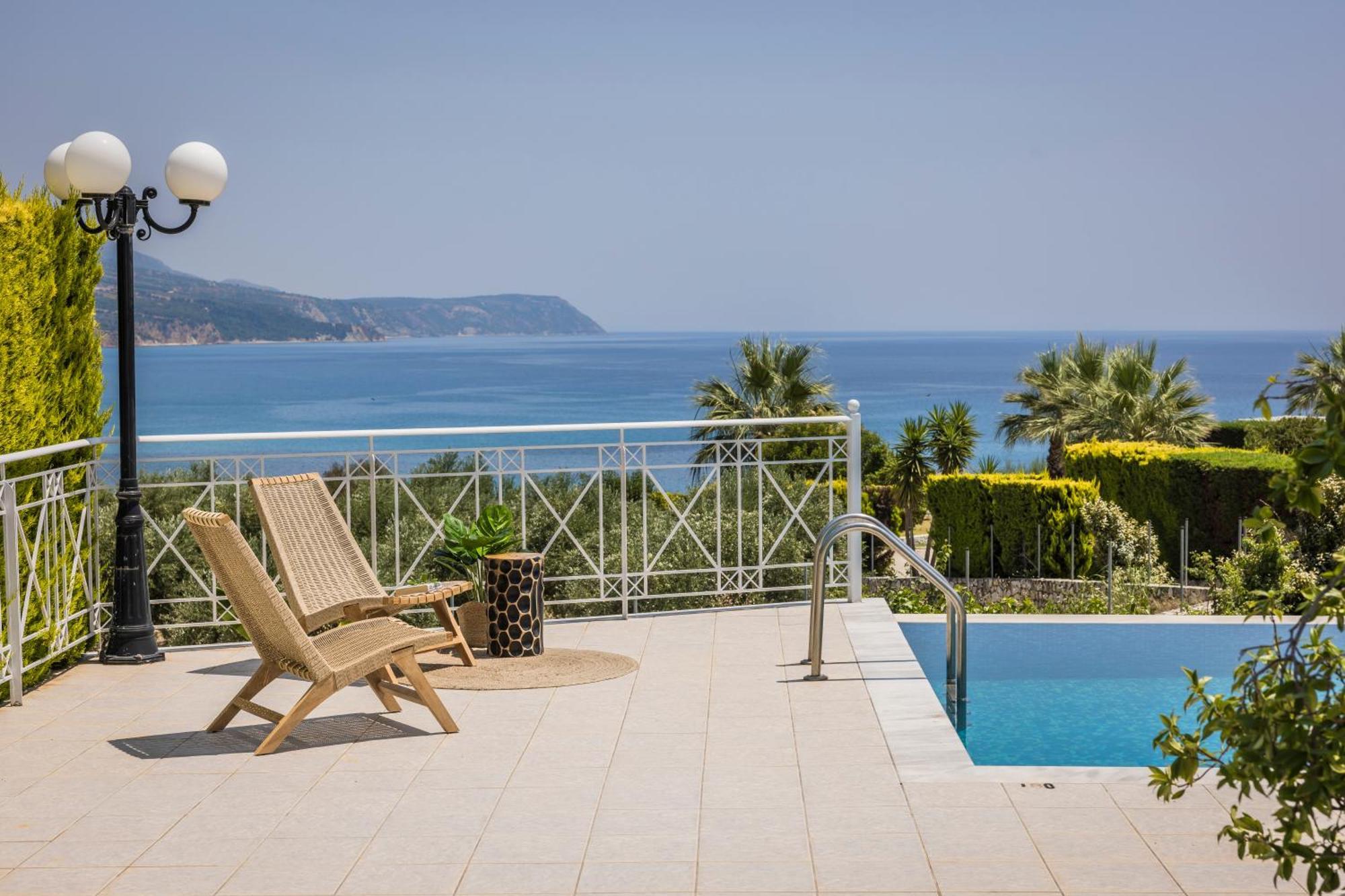 Sea View Villa Kefaloniaprivatevillas Karavados ภายนอก รูปภาพ